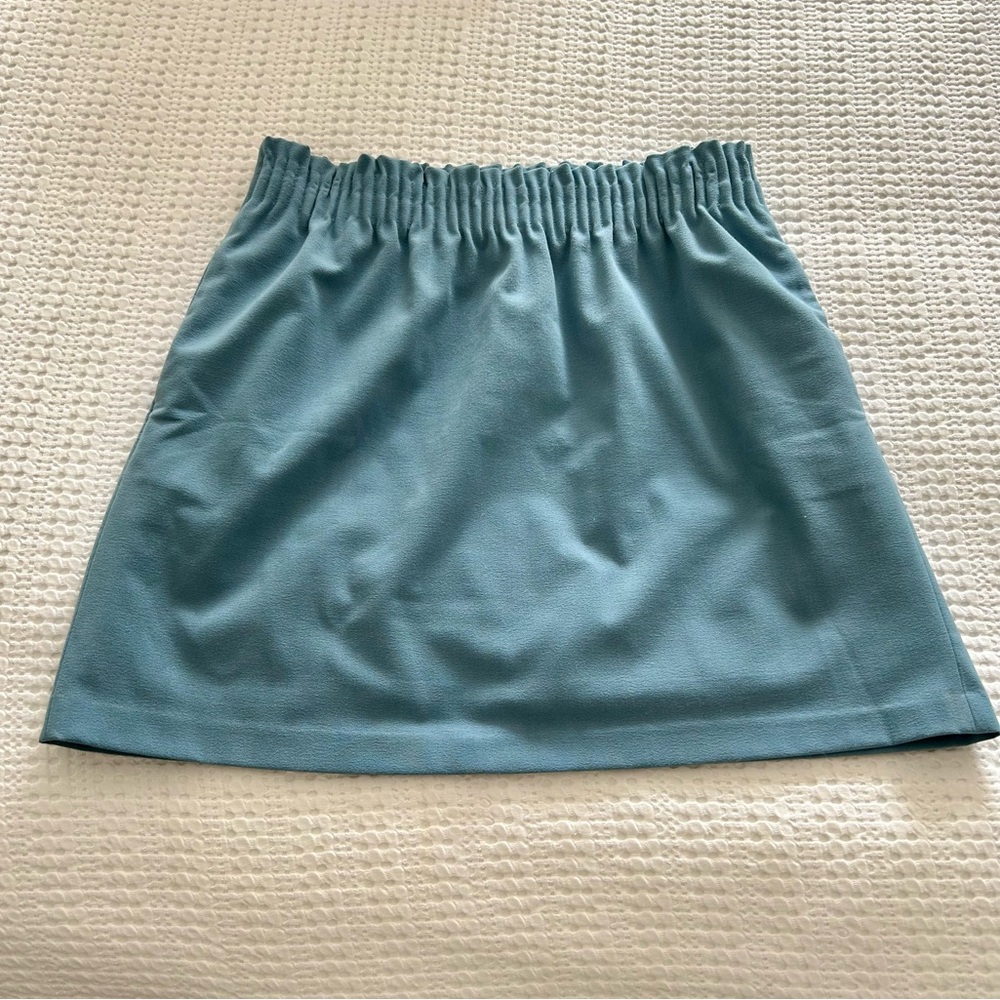J. Crew ice blue sidewalk skirt